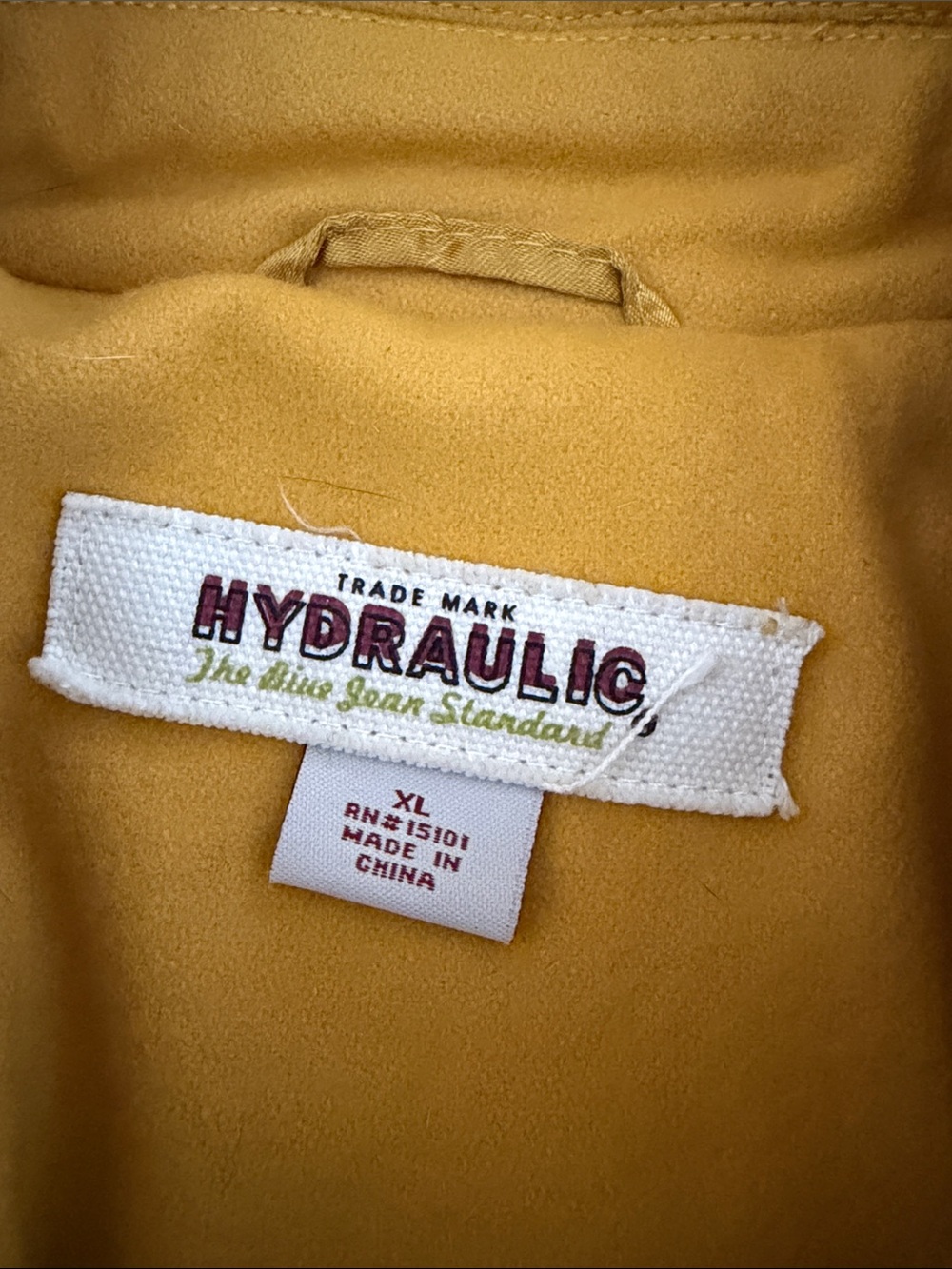 HYDRAULIC yellow peacoat XL - Picture 4 of 9